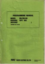 MA-1100-200 programming and coding